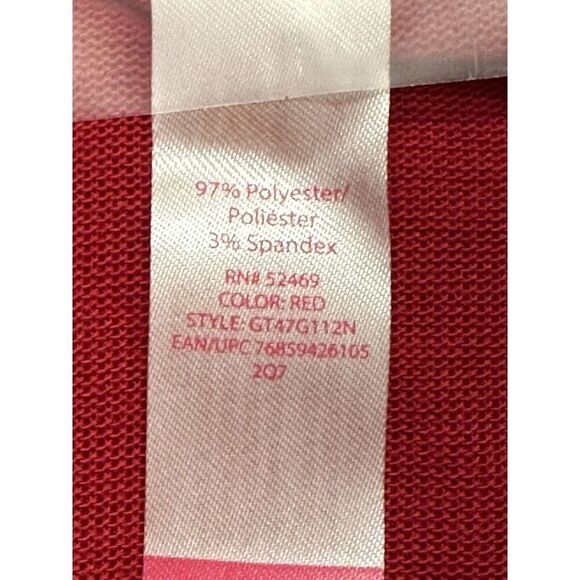 Cute Ugly Christmas Sweater Juniors sz 1 XS Naughty Nice Red Santa Fast Ship - Picture 7 of 8